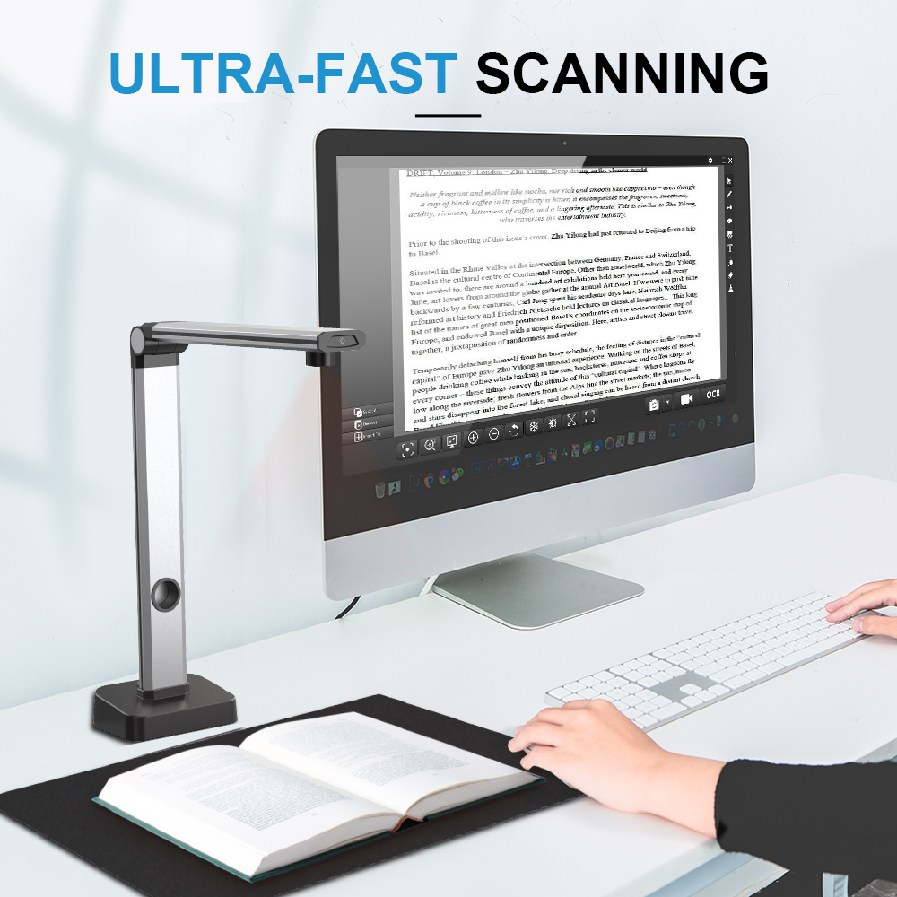 Document Scanner Portable - JOYUSING L14 14MP HD Kitap ve