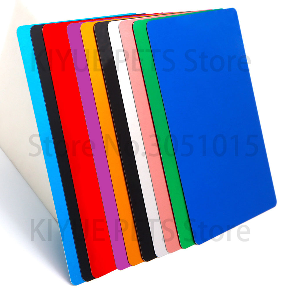 Home Office Logo - 100 ADET Taşınabilir Metal Kartvizit Alüminyum