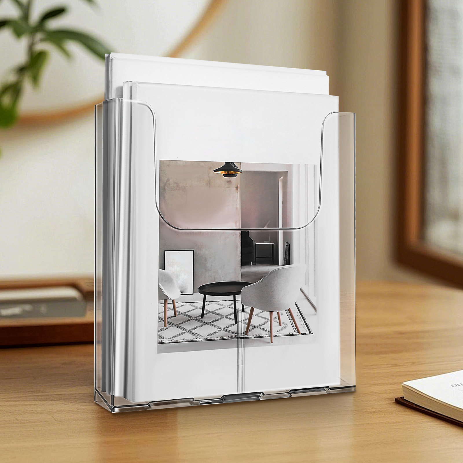 4 Adet Akrilik Duvara Monte Ed - Document Holder Stand incelemesi ve fiyatı