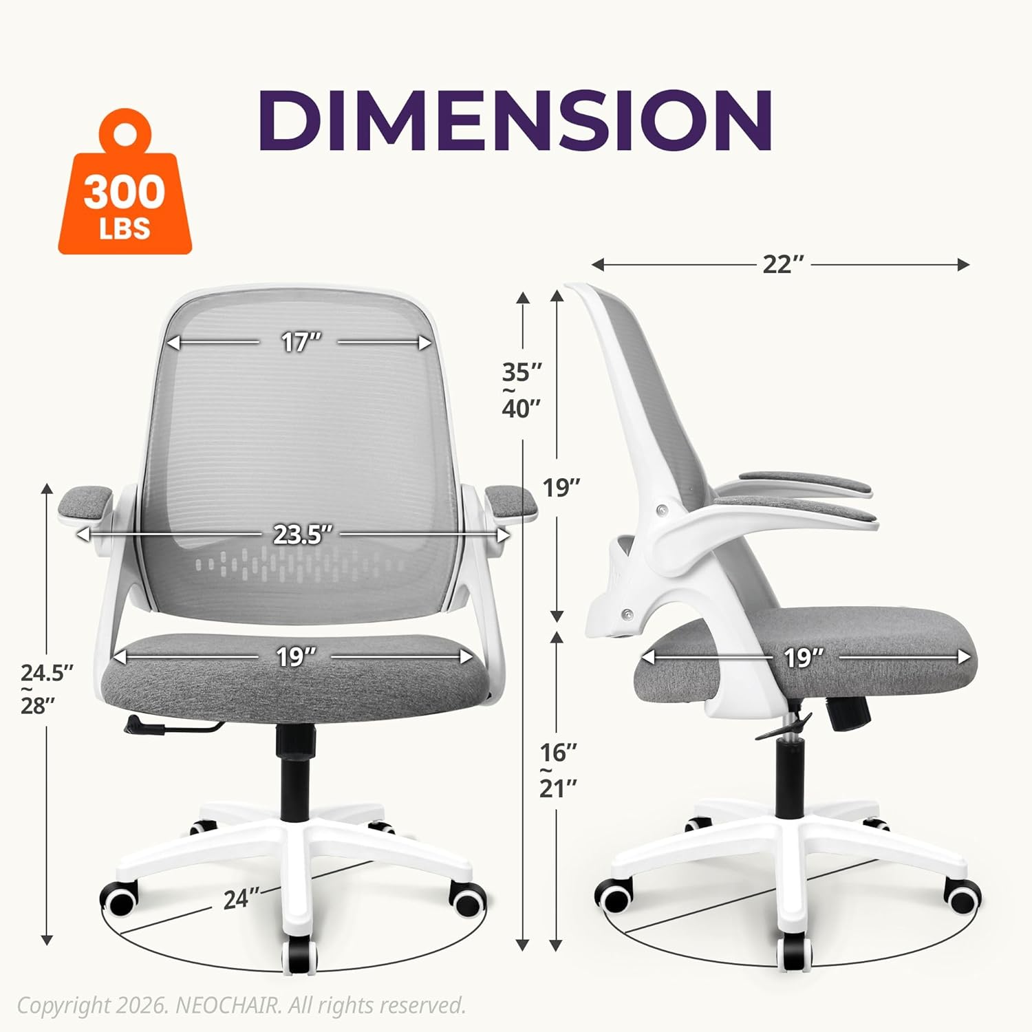 Bel Desteği, Ayarlanabilir Yük - Ergonomic Office Chair incelemesi ve fiyatı