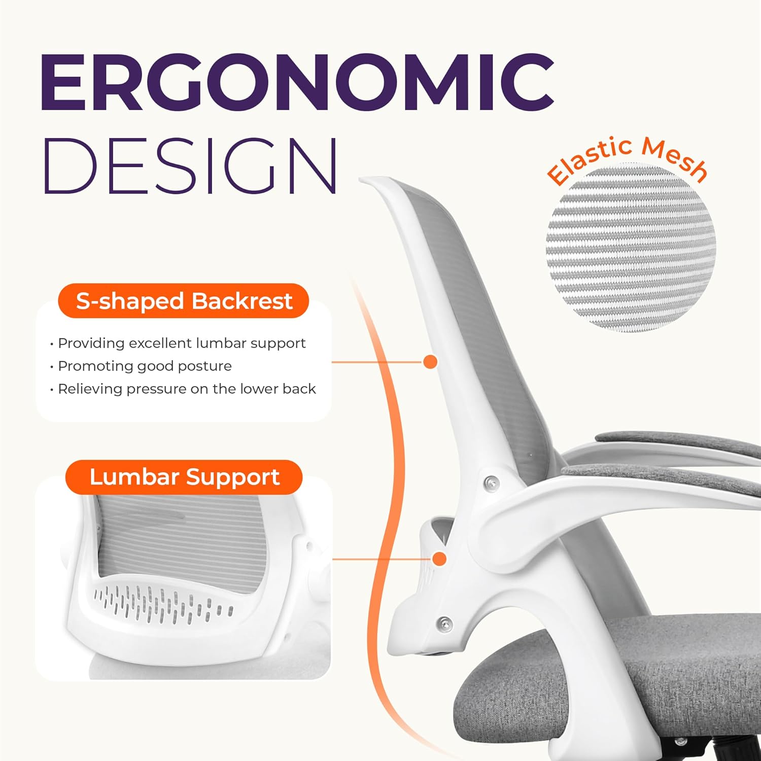 Bel Desteği, Ayarlanabilir Yük - Ergonomic Office Chair incelemesi ve fiyatı