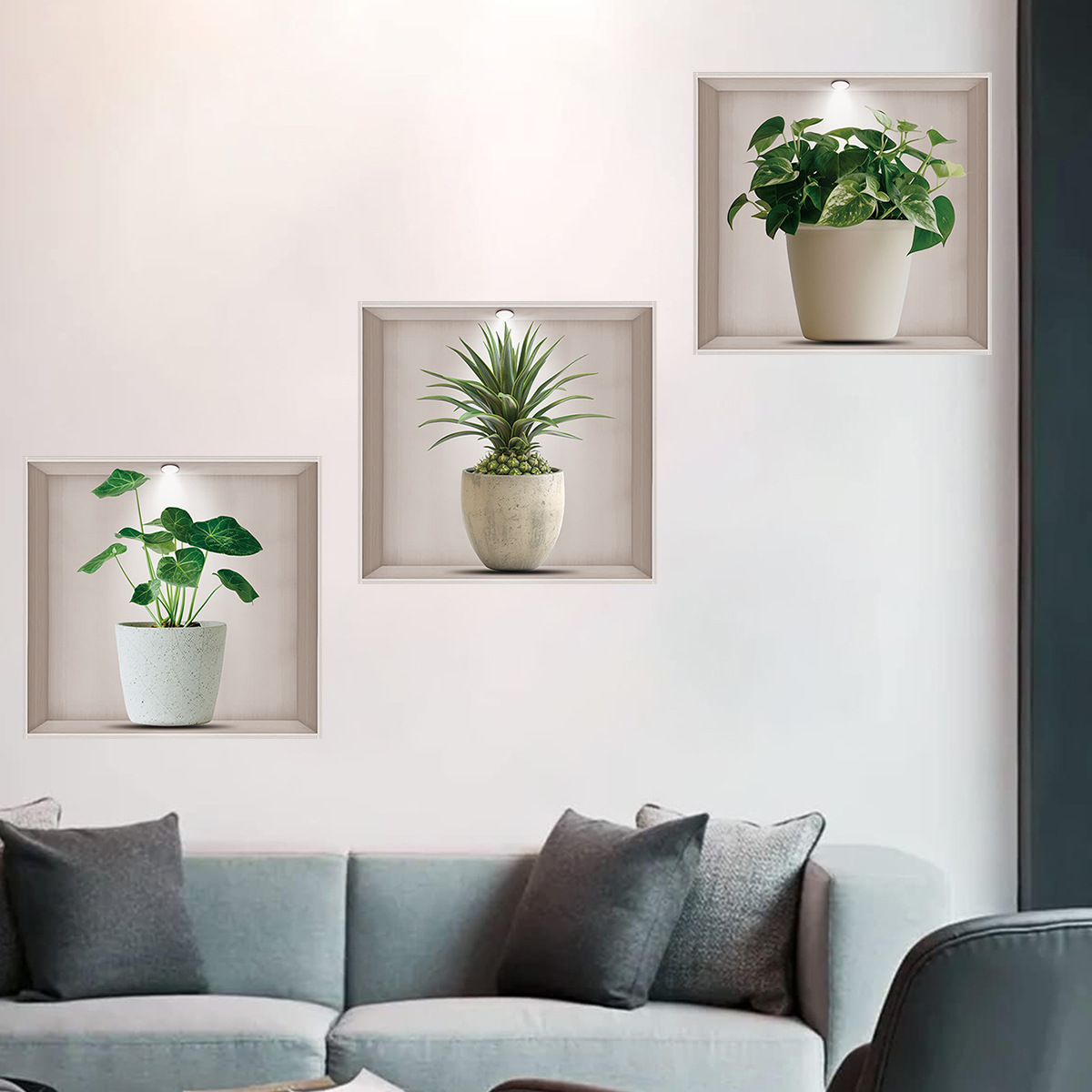 Saksılar, Yeşil Bitkiler, Duva - Home Office Layout incelemesi ve fiyatı
