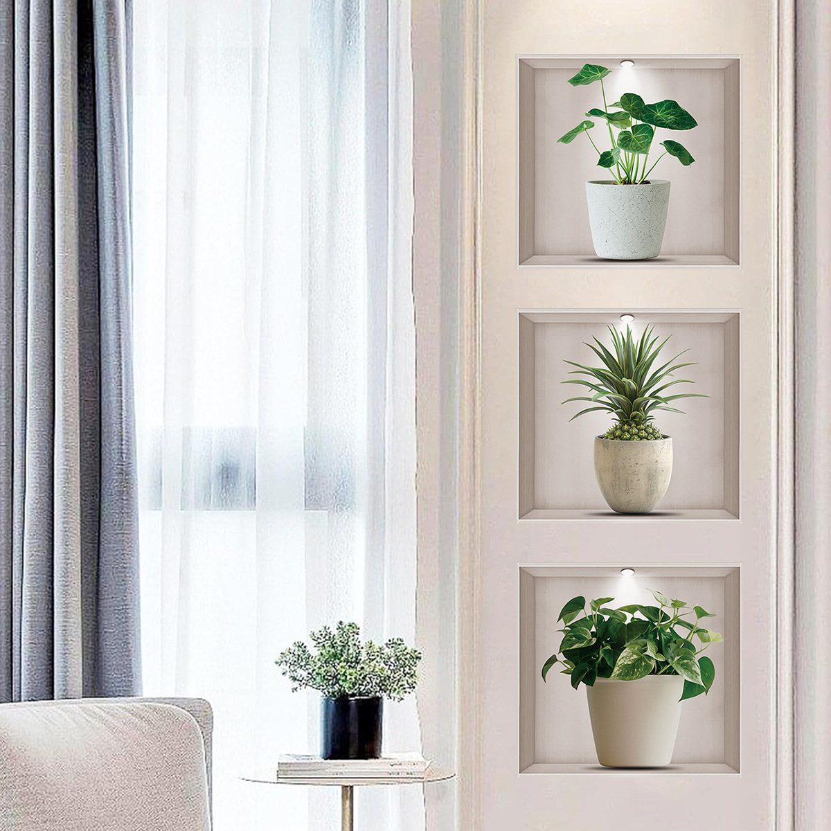 Saksılar, Yeşil Bitkiler, Duva - Home Office Layout incelemesi ve fiyatı